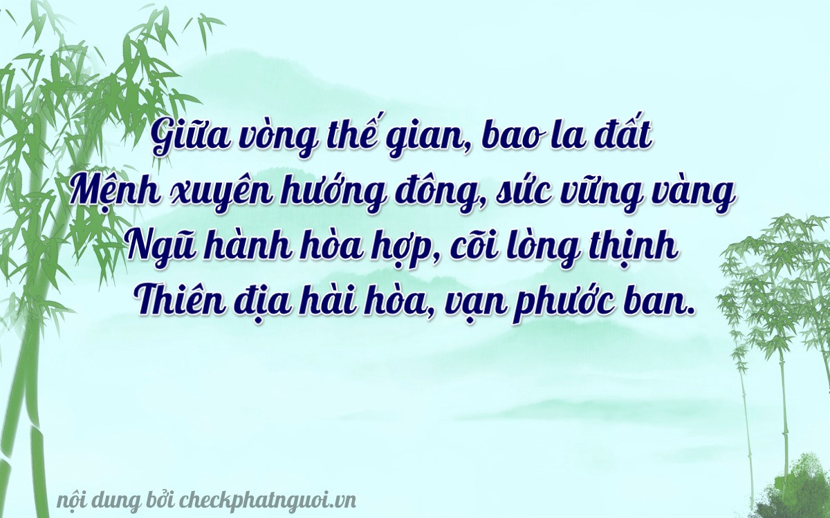 Bài thơ ý nghĩa cho <b>biển số 83C-03712</b> tại website checkphatnguoi.vn