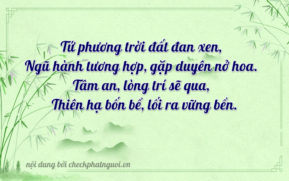 Bài thơ ý nghĩa cho <b>biển số 83C-04298</b> tại website checkphatnguoi.vn