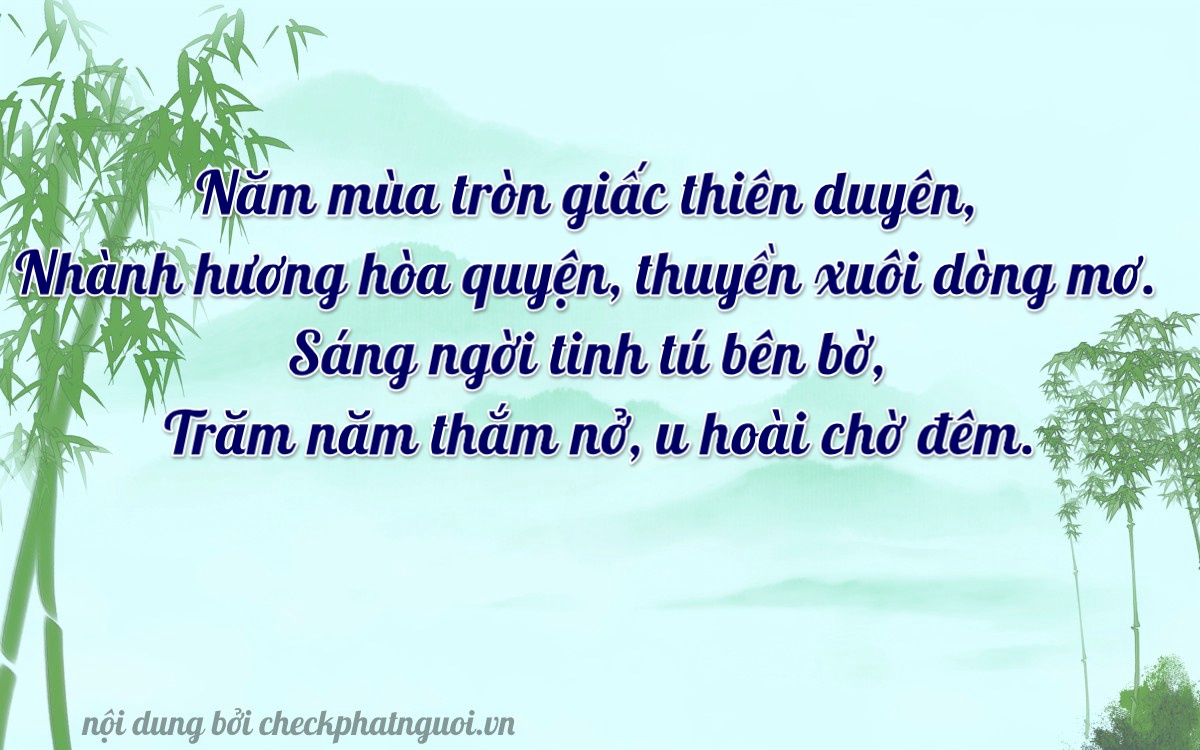 Bài thơ ý nghĩa cho <b>biển số 83C1-51587</b> tại website checkphatnguoi.vn