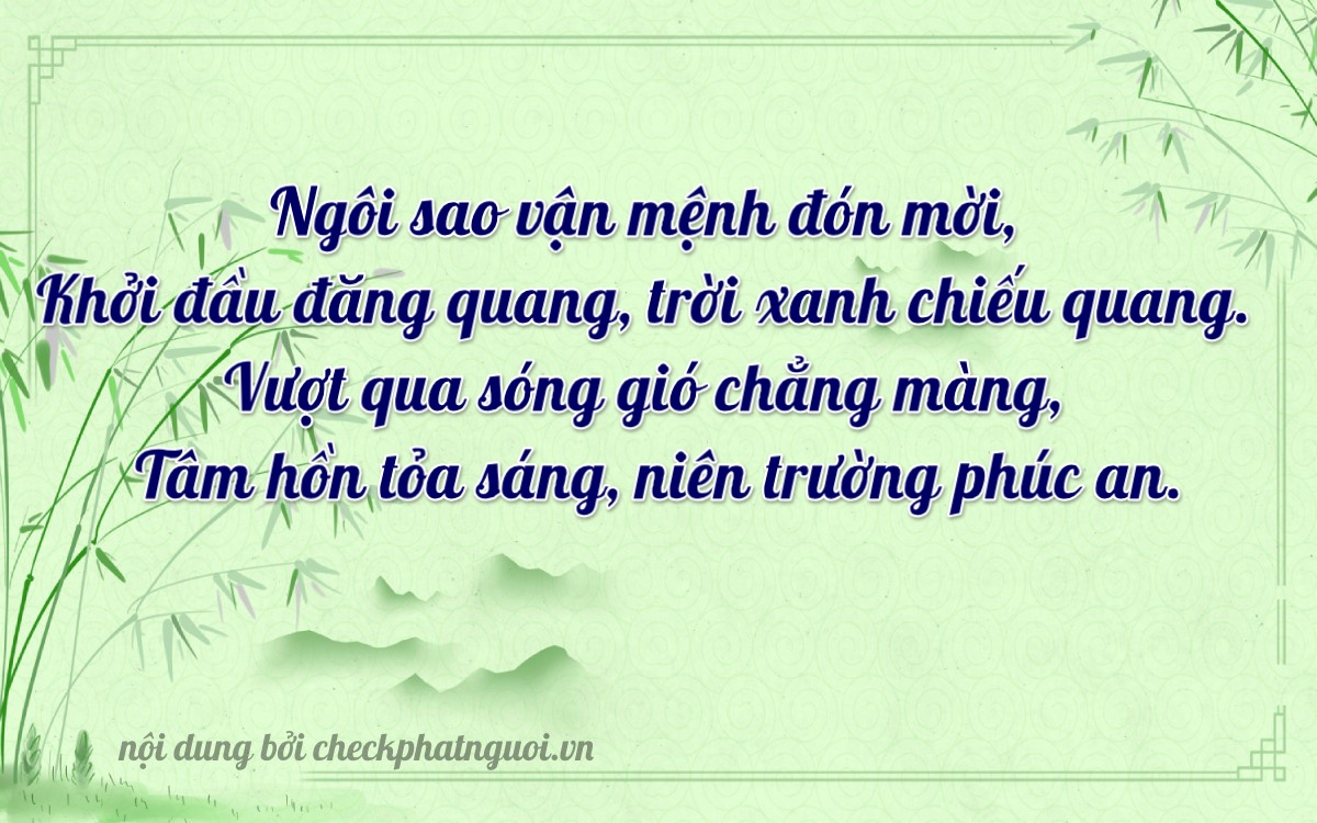 Bài thơ ý nghĩa cho <b>biển số 83F-17228</b> tại website checkphatnguoi.vn