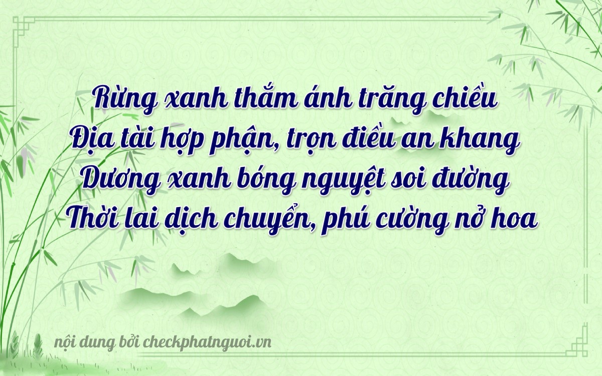 Bài thơ ý nghĩa cho <b>biển số 83F-22383</b> tại website checkphatnguoi.vn