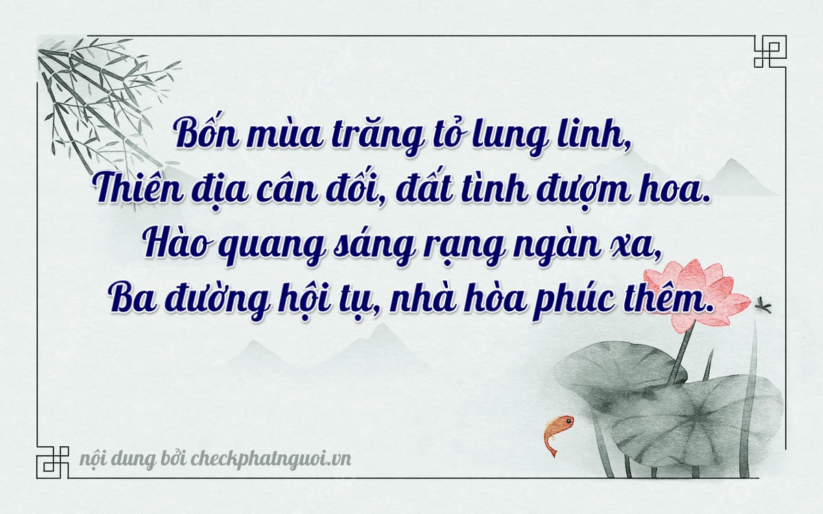 Bài thơ ý nghĩa cho <b>biển số 83M1-16330</b> tại website checkphatnguoi.vn