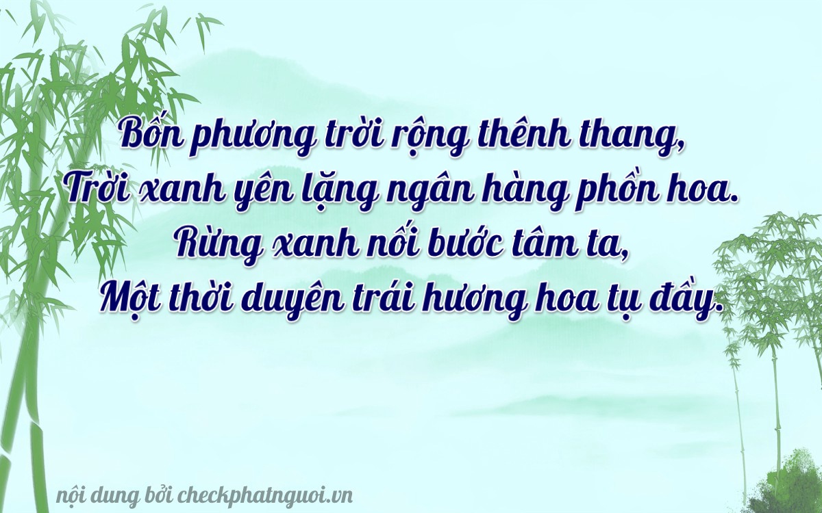 Bài thơ ý nghĩa cho <b>biển số 83P1-41212</b> tại website checkphatnguoi.vn