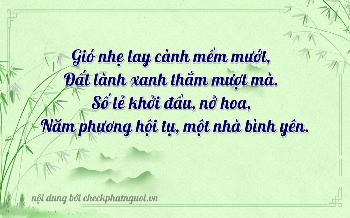 Bài thơ ý nghĩa cho <b>biển số 83P1-71571</b> tại website checkphatnguoi.vn