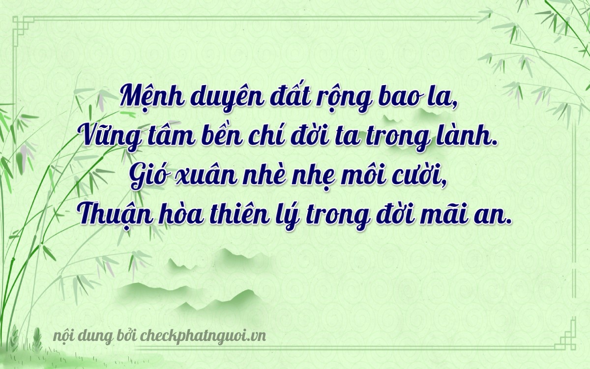 Bài thơ ý nghĩa cho <b>biển số 83P2-12165</b> tại website checkphatnguoi.vn