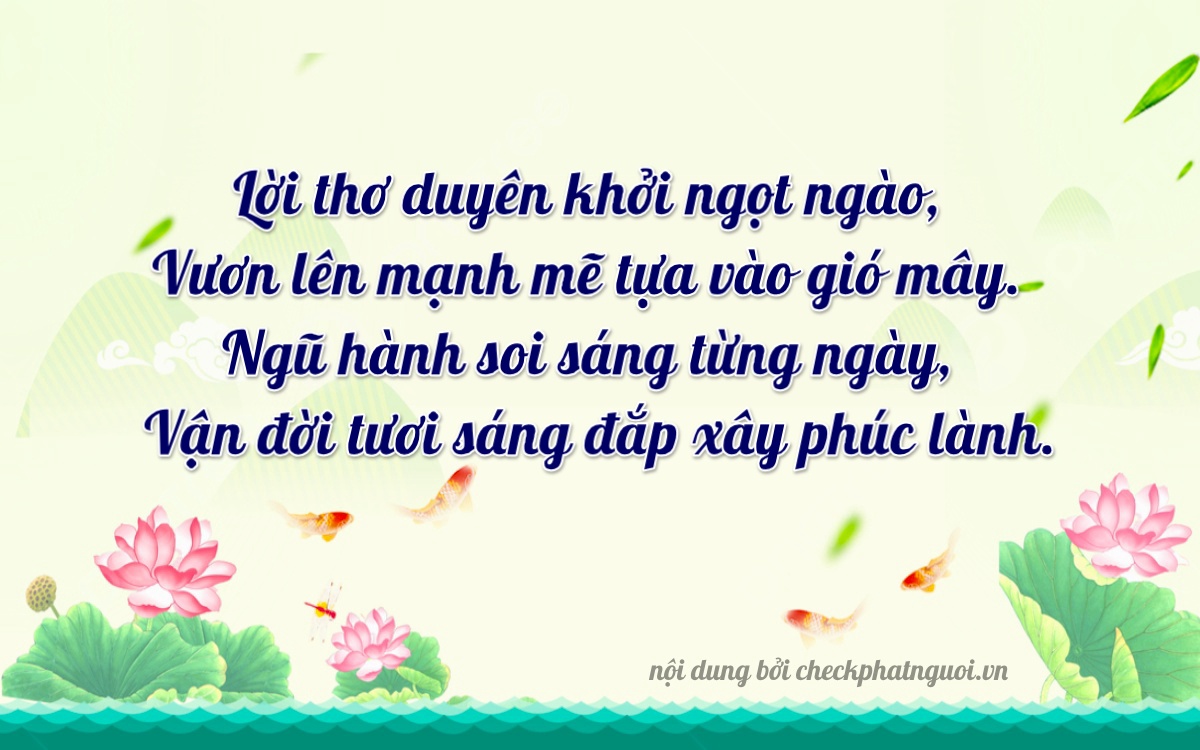 Bài thơ ý nghĩa cho <b>biển số 83P3-31129</b> tại website checkphatnguoi.vn