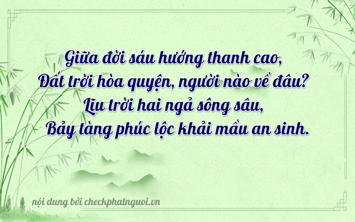 Bài thơ ý nghĩa cho <b>biển số 83P3-66967</b> tại website checkphatnguoi.vn