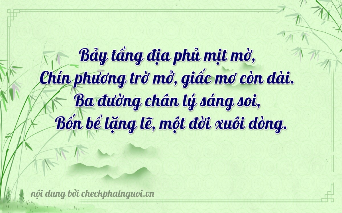 Bài thơ ý nghĩa cho <b>biển số 83P3-79343</b> tại website checkphatnguoi.vn