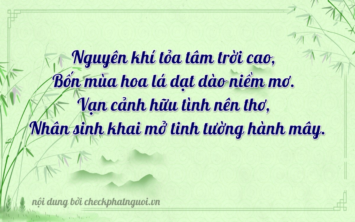 Bài thơ ý nghĩa cho <b>biển số 83P4-46291</b> tại website checkphatnguoi.vn