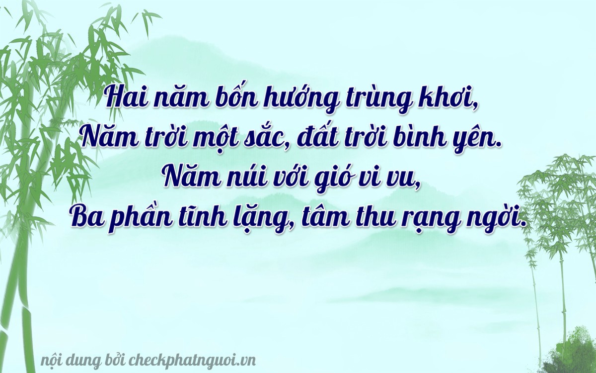 Bài thơ ý nghĩa cho <b>biển số 83PT-25153</b> tại website checkphatnguoi.vn