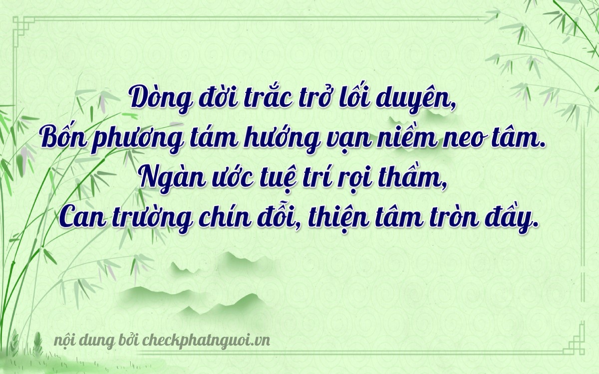 Bài thơ ý nghĩa cho <b>biển số 83PT-43912</b> tại website checkphatnguoi.vn