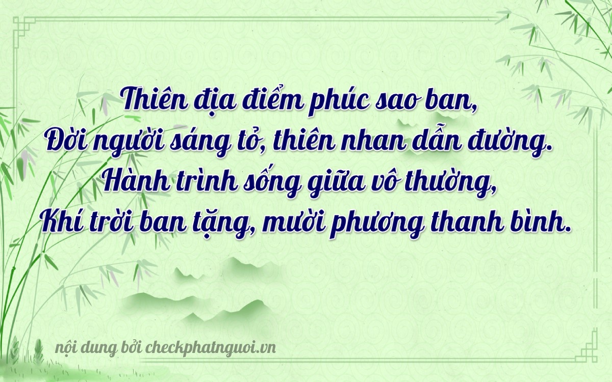 Bài thơ ý nghĩa cho <b>biển số 83VK-01702</b> tại website checkphatnguoi.vn