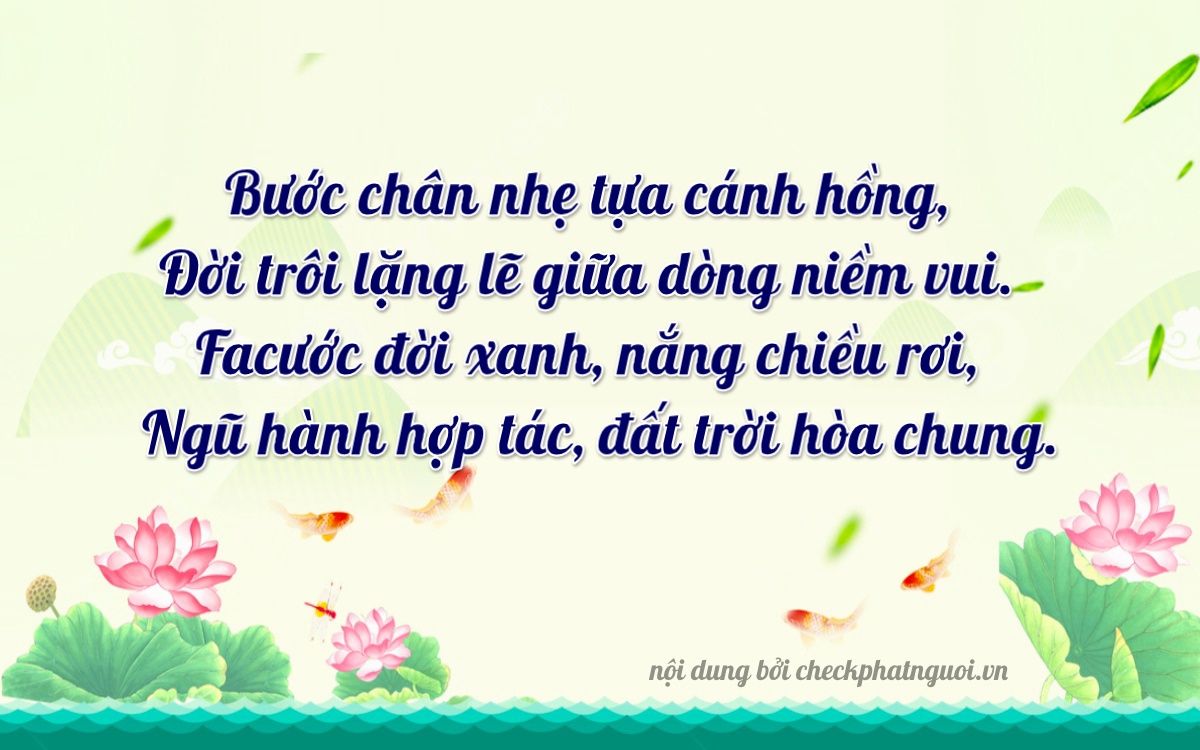 Bài thơ ý nghĩa cho <b>biển số 83X1-18039</b> tại website checkphatnguoi.vn