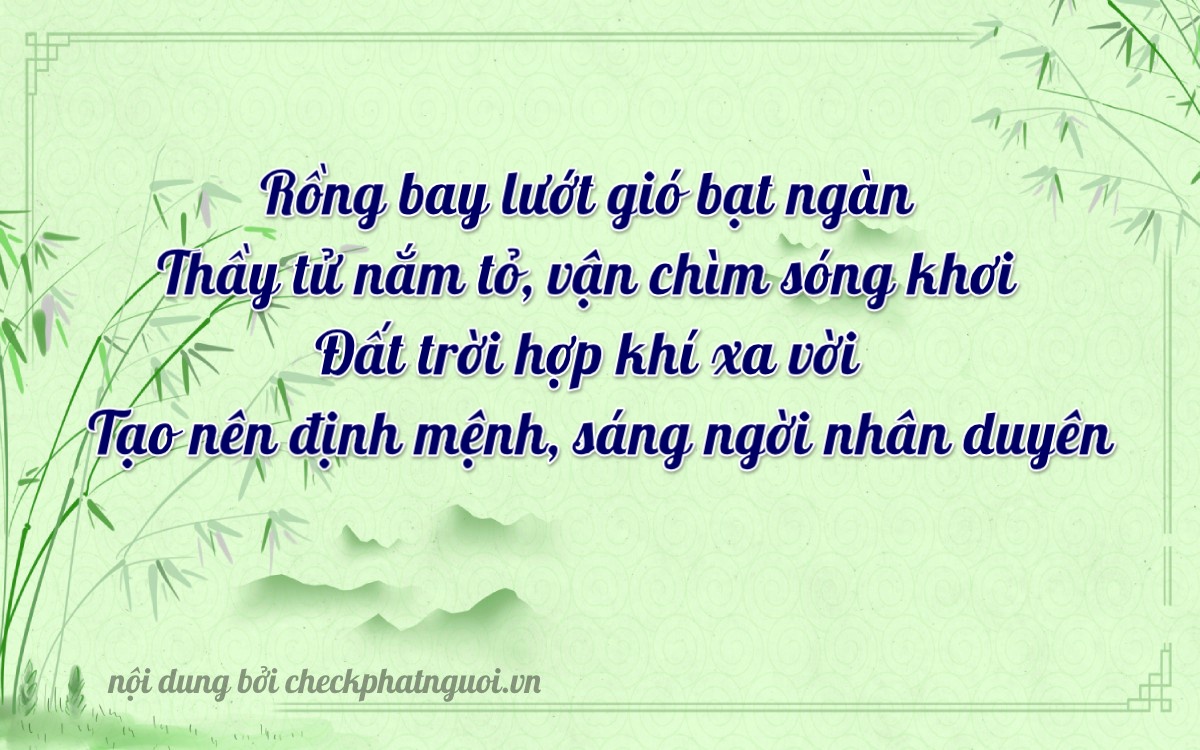 Bài thơ ý nghĩa cho <b>biển số 83XL-10762</b> tại website checkphatnguoi.vn