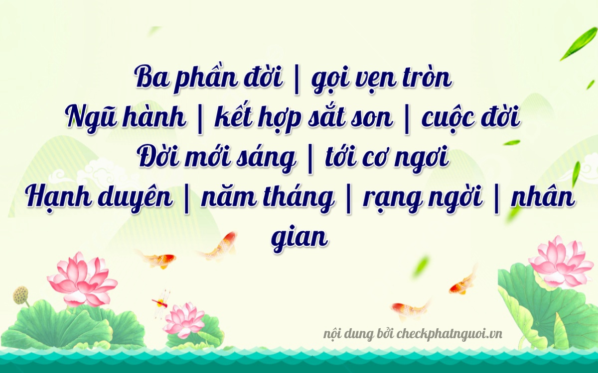 Bài thơ ý nghĩa cho <b>biển số 83YM-03556</b> tại website checkphatnguoi.vn
