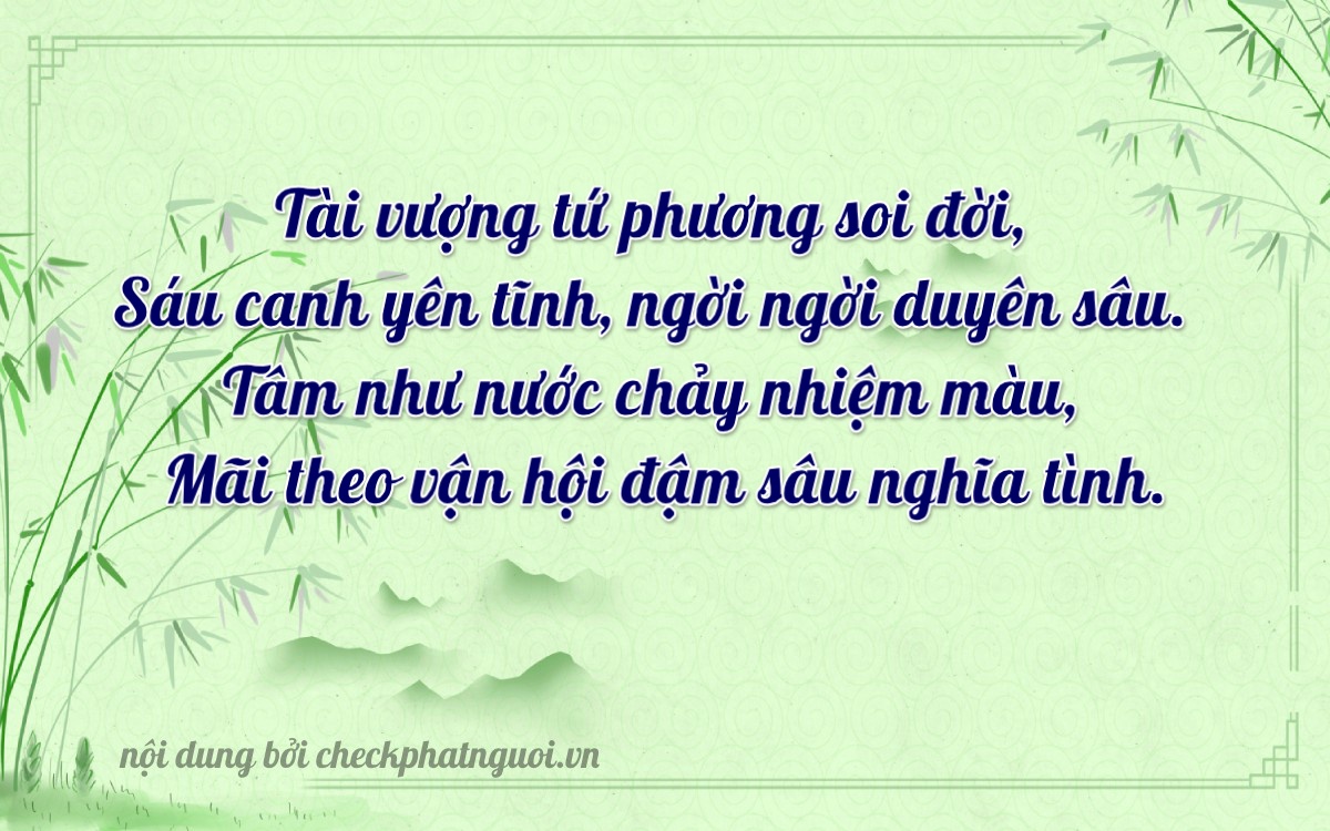 Bài thơ ý nghĩa cho <b>biển số 84A-08622</b> tại website checkphatnguoi.vn