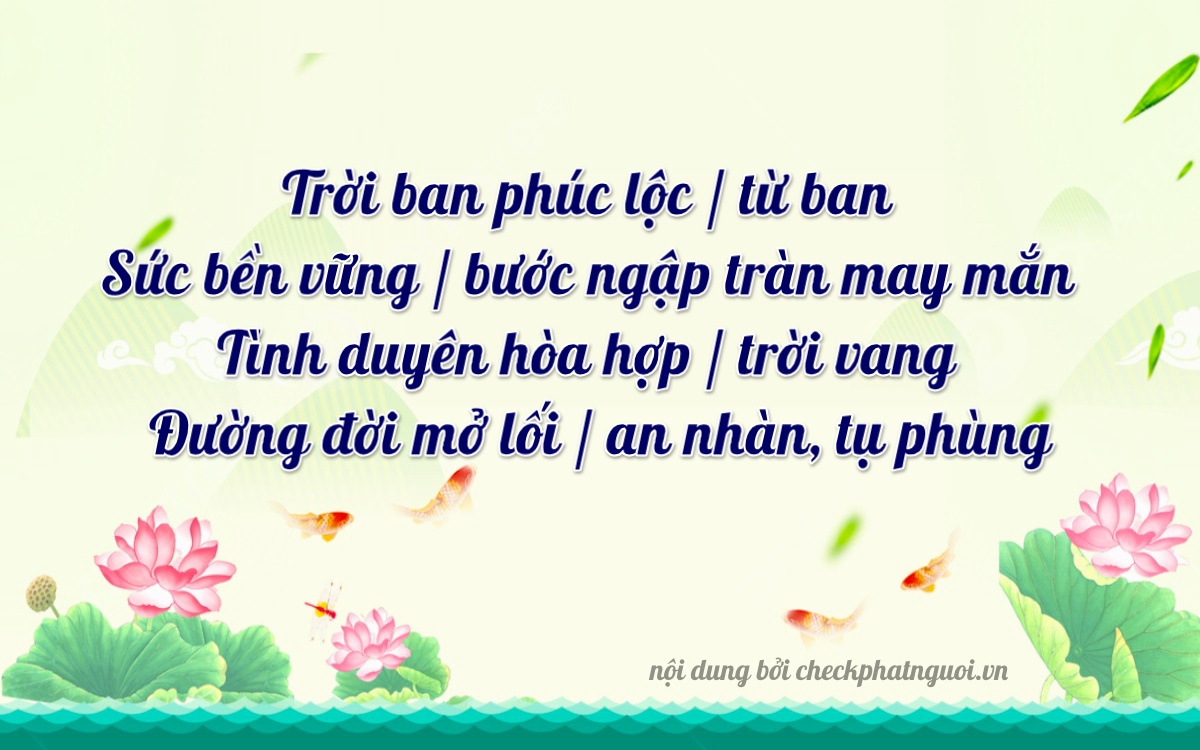 Bài thơ ý nghĩa cho <b>biển số 84AD-08235</b> tại website checkphatnguoi.vn