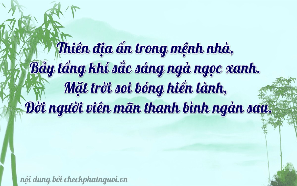 Bài thơ ý nghĩa cho <b>biển số 84B1-73356</b> tại website checkphatnguoi.vn