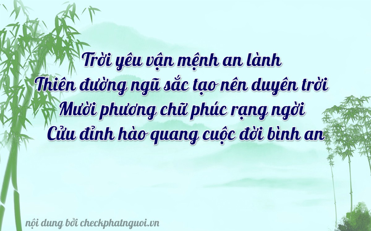 Bài thơ ý nghĩa cho <b>biển số 84F1-23555</b> tại website checkphatnguoi.vn