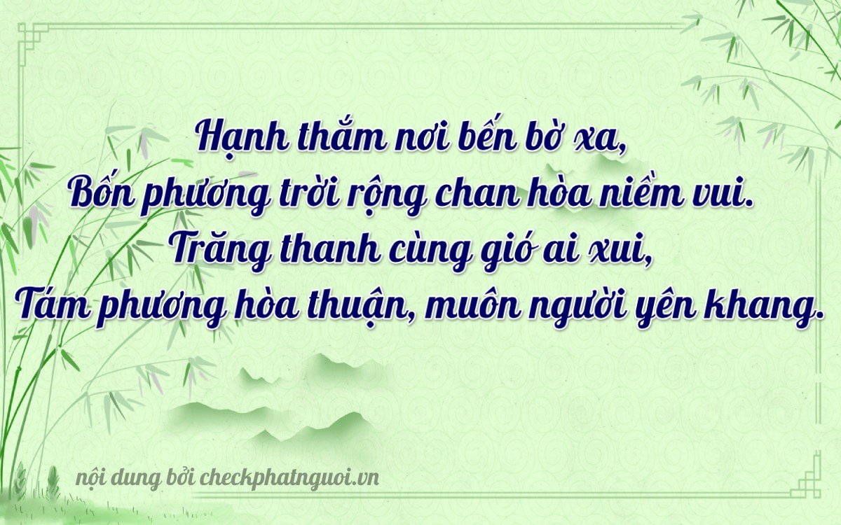 Bài thơ ý nghĩa cho <b>biển số 84G1-40388</b> tại website checkphatnguoi.vn