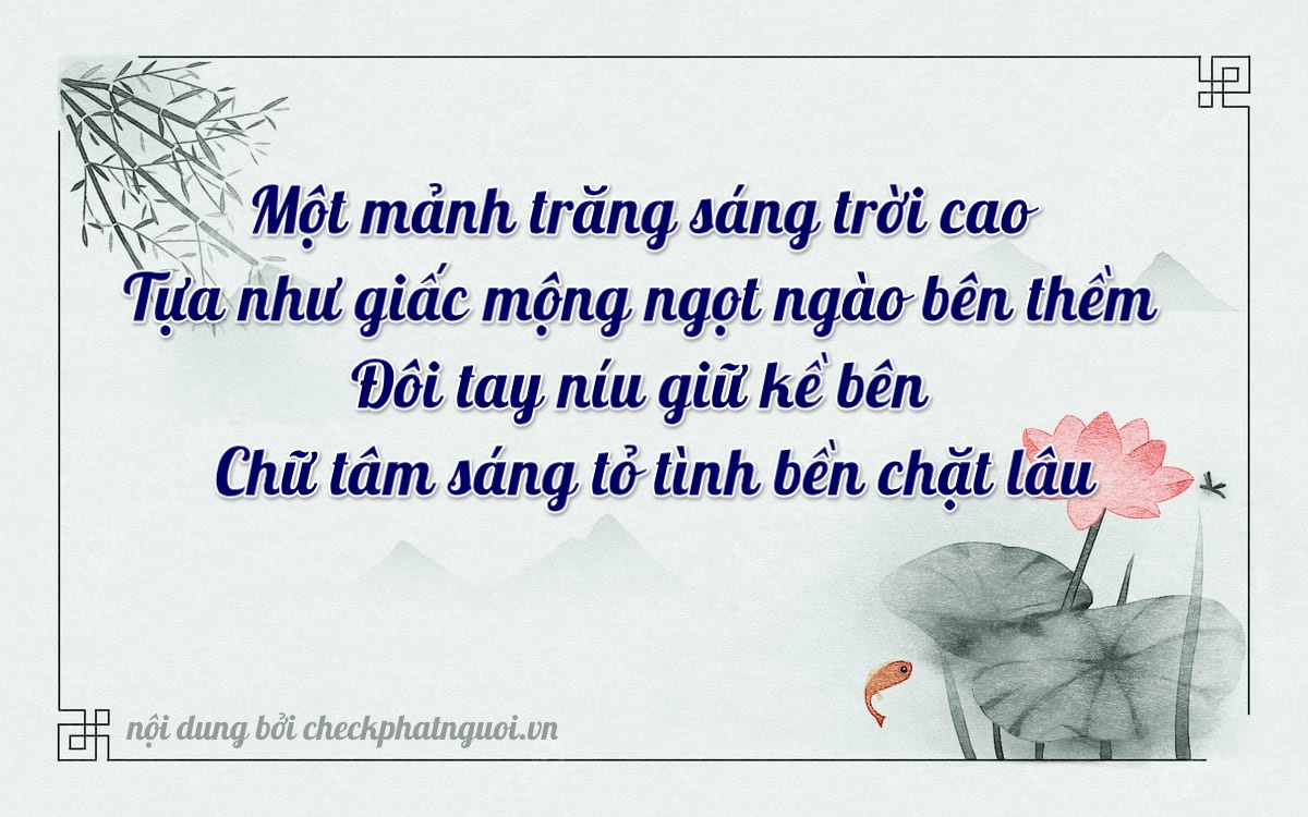 Bài thơ ý nghĩa cho <b>biển số 84H-00011</b> tại website checkphatnguoi.vn