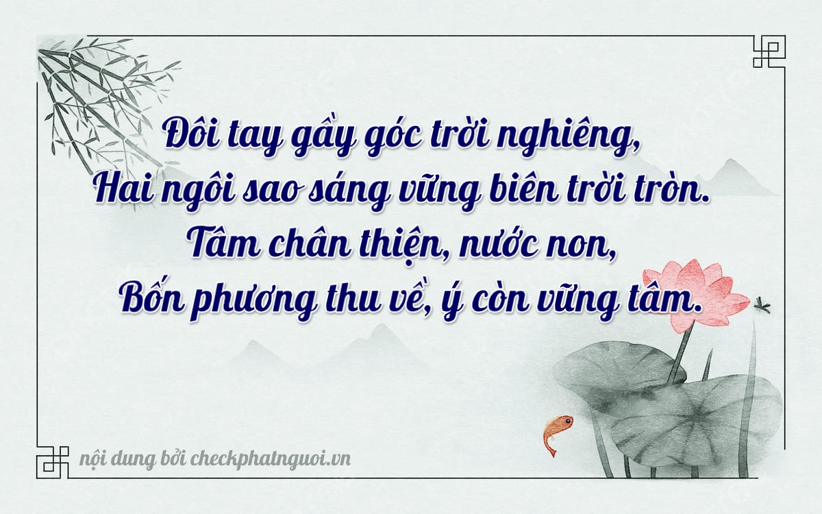 Bài thơ ý nghĩa cho <b>biển số 84H1-22224</b> tại website checkphatnguoi.vn