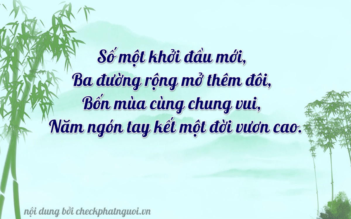 Bài thơ ý nghĩa cho <b>biển số 84H-13452</b> tại website checkphatnguoi.vn