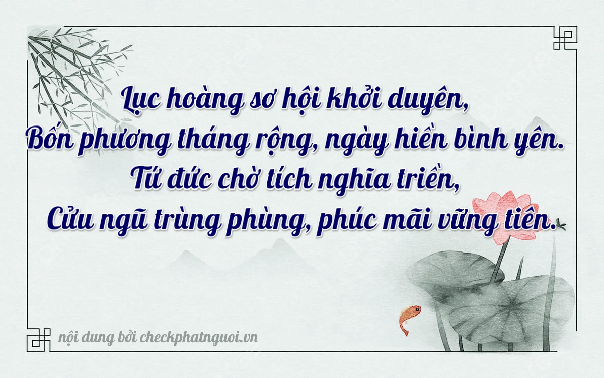 Bài thơ ý nghĩa cho <b>biển số 84H-64497</b> tại website checkphatnguoi.vn