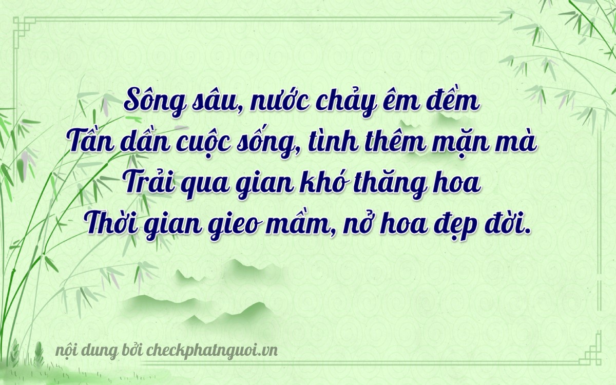 Bài thơ ý nghĩa cho <b>biển số 84H-96885</b> tại website checkphatnguoi.vn