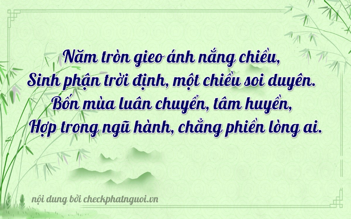 Bài thơ ý nghĩa cho <b>biển số 84L1-53941</b> tại website checkphatnguoi.vn