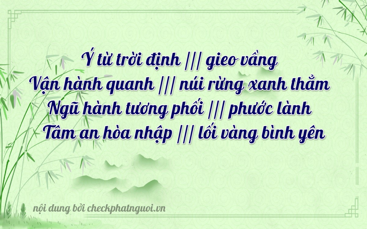 Bài thơ ý nghĩa cho <b>biển số 84L1-77145</b> tại website checkphatnguoi.vn