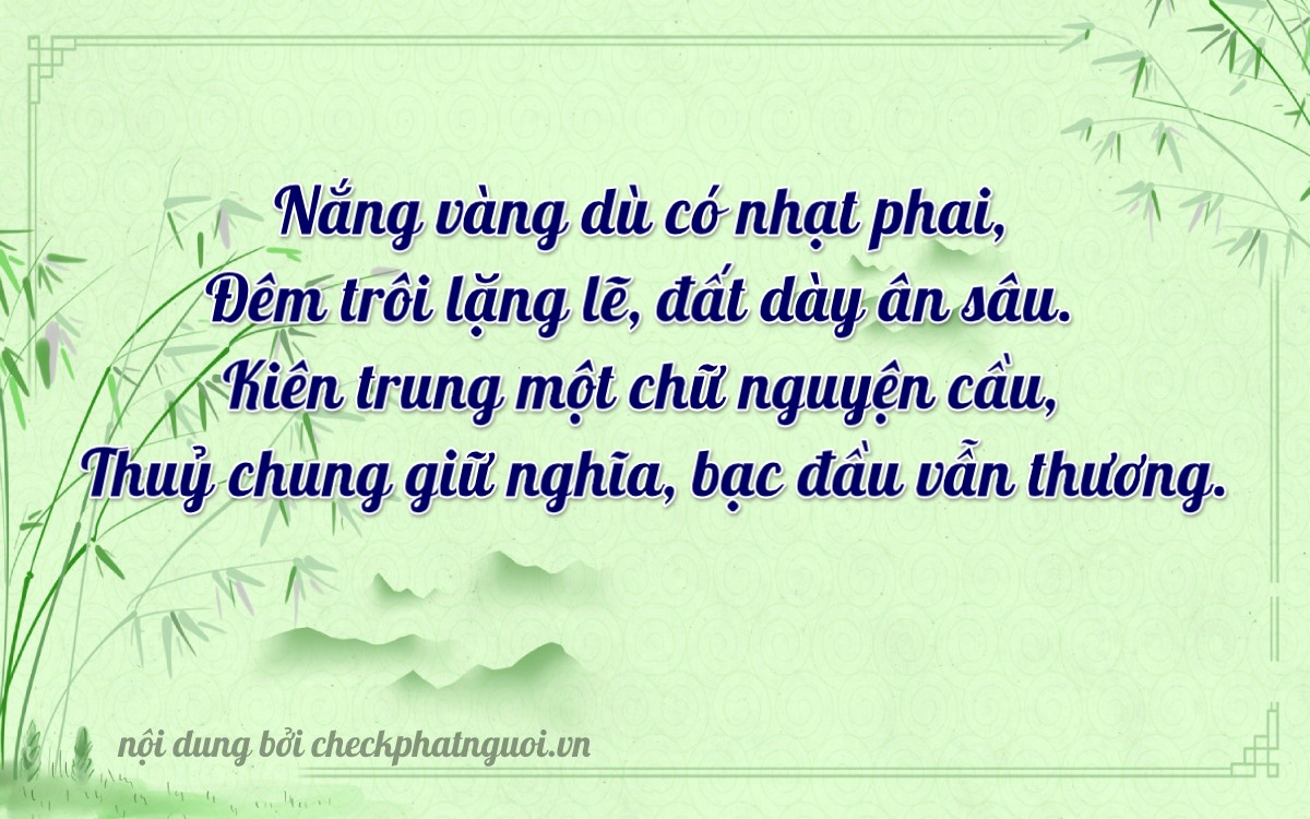 Bài thơ ý nghĩa cho <b>biển số 85A-12472</b> tại website checkphatnguoi.vn