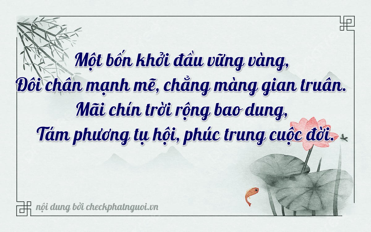 Bài thơ ý nghĩa cho <b>biển số 85A-14198</b> tại website checkphatnguoi.vn