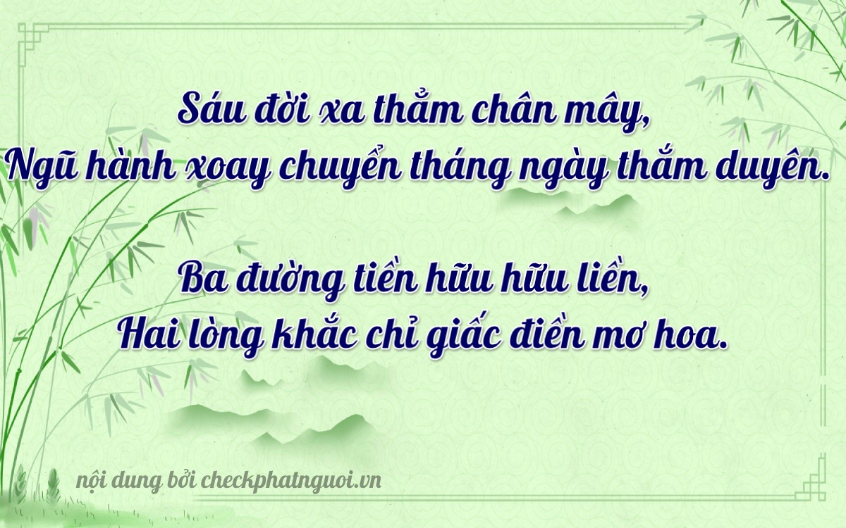 Bài thơ ý nghĩa cho <b>biển số 85B1-63522</b> tại website checkphatnguoi.vn