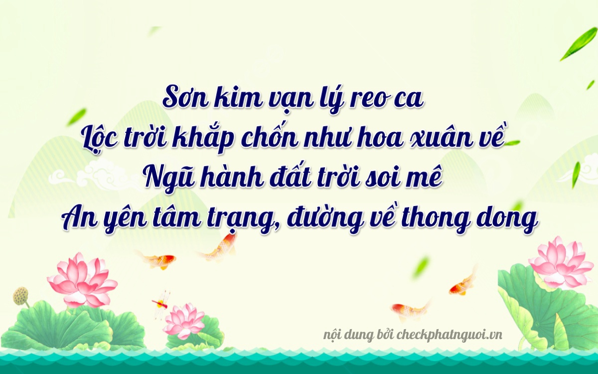 Bài thơ ý nghĩa cho <b>biển số 85C-06169</b> tại website checkphatnguoi.vn