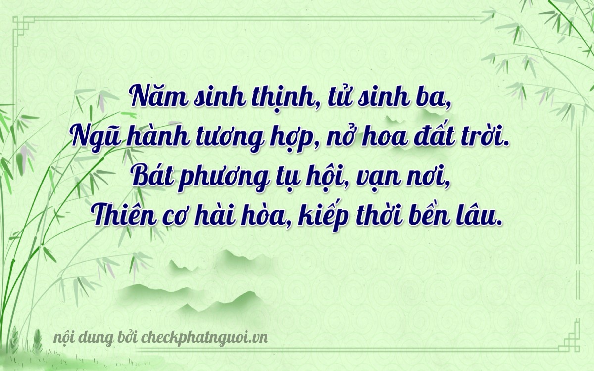 Bài thơ ý nghĩa cho <b>biển số 85C1-57830</b> tại website checkphatnguoi.vn