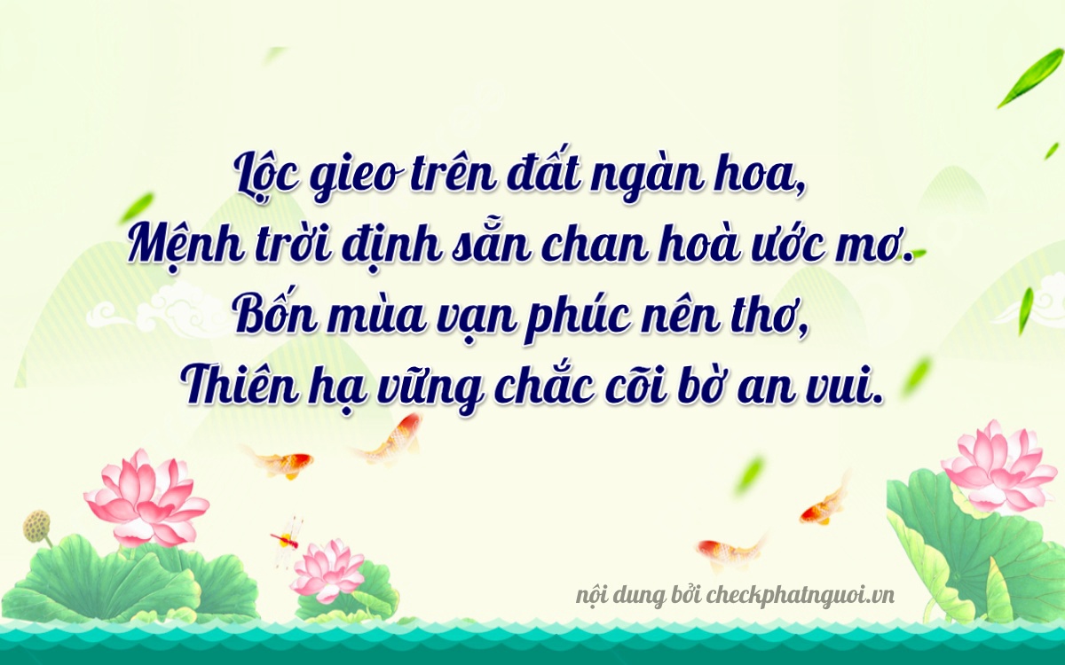 Bài thơ ý nghĩa cho <b>biển số 85E1-03978</b> tại website checkphatnguoi.vn