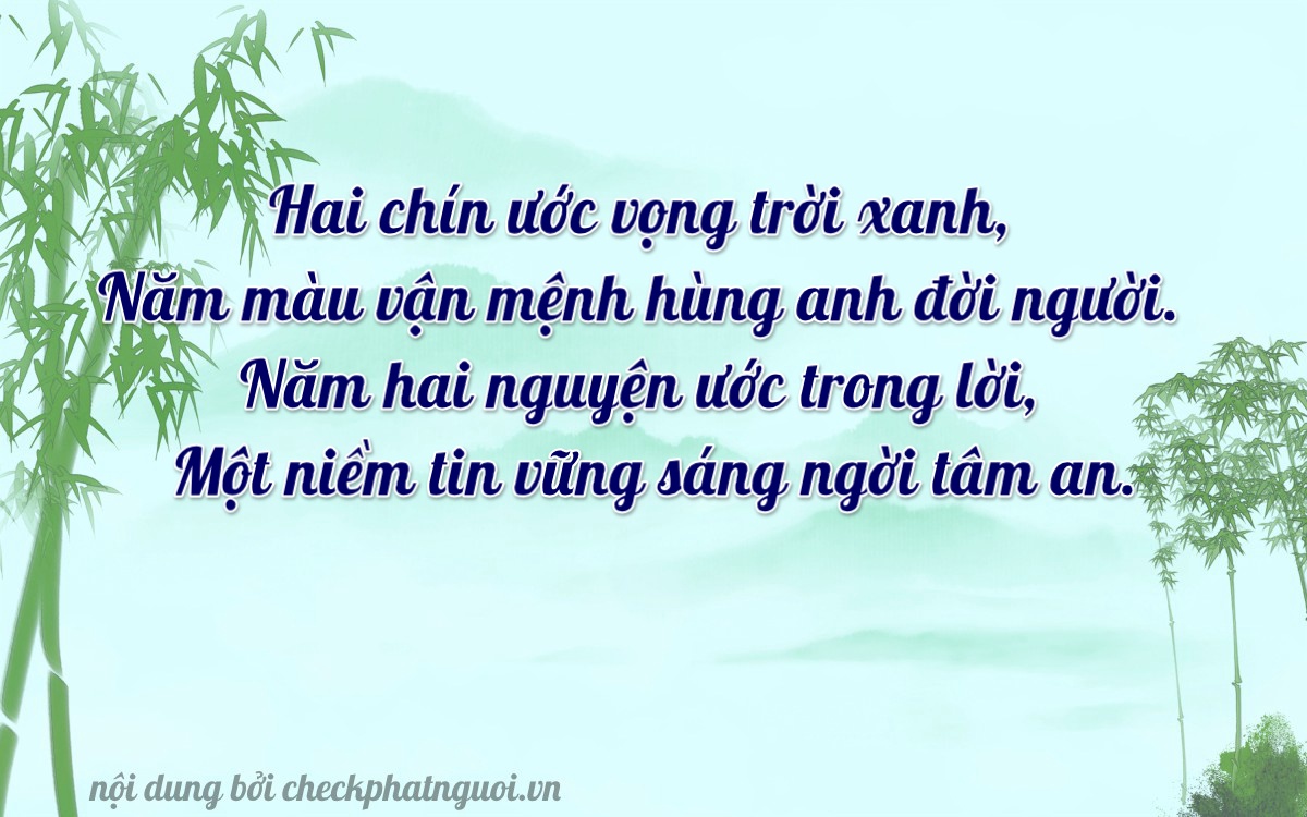 Bài thơ ý nghĩa cho <b>biển số 85E1-29521</b> tại website checkphatnguoi.vn