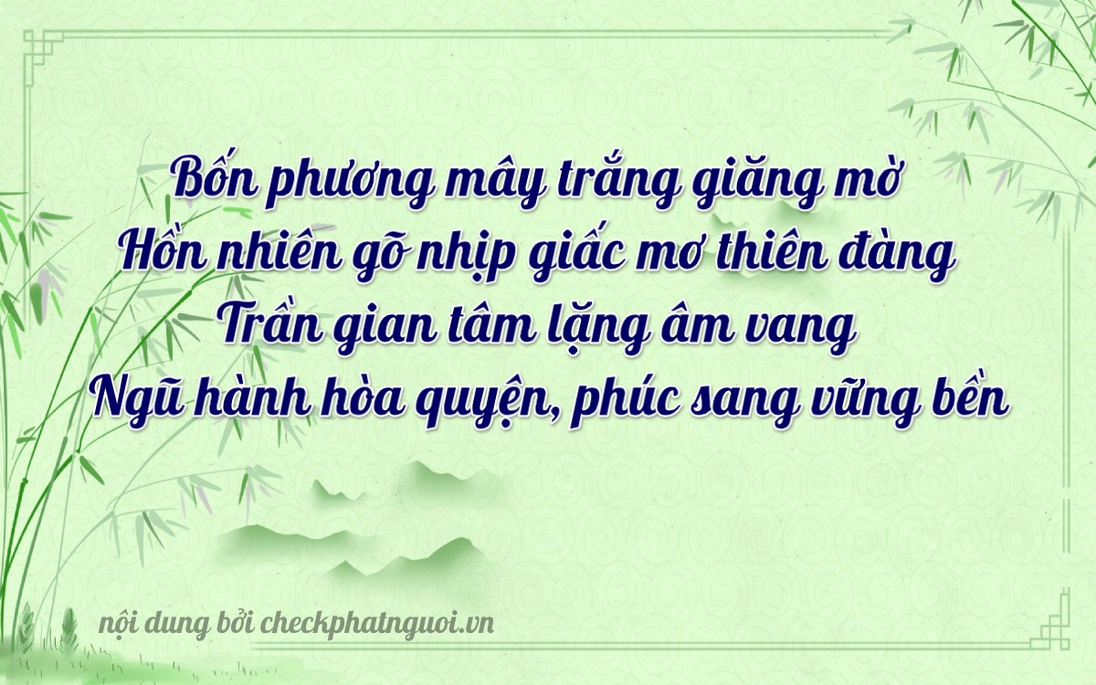 Bài thơ ý nghĩa cho <b>biển số 85H-01427</b> tại website checkphatnguoi.vn