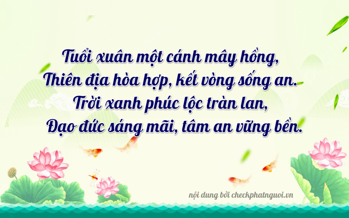 Bài thơ ý nghĩa cho <b>biển số 85N-0565</b> tại website checkphatnguoi.vn