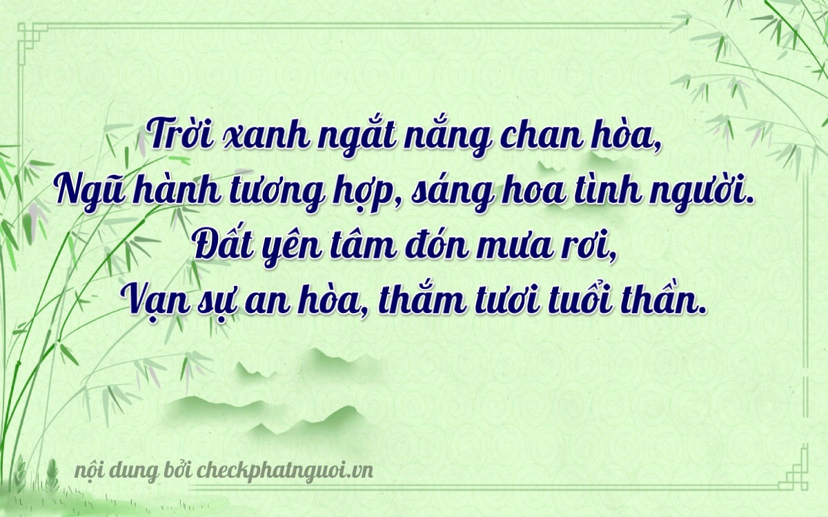 Bài thơ ý nghĩa cho <b>biển số 85NP-13750</b> tại website checkphatnguoi.vn