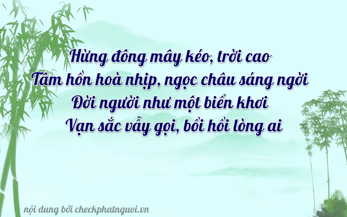 Bài thơ ý nghĩa cho <b>biển số 85R-24837</b> tại website checkphatnguoi.vn
