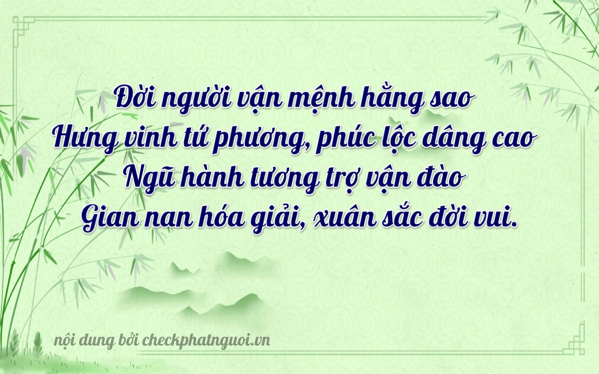 Bài thơ ý nghĩa cho <b>biển số 86286</b> tại website checkphatnguoi.vn