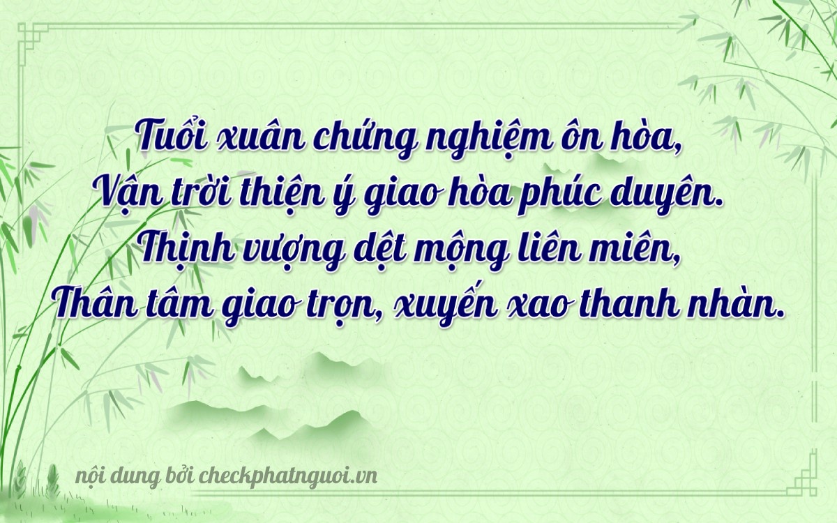 Bài thơ ý nghĩa cho <b>biển số 86A-21868</b> tại website checkphatnguoi.vn
