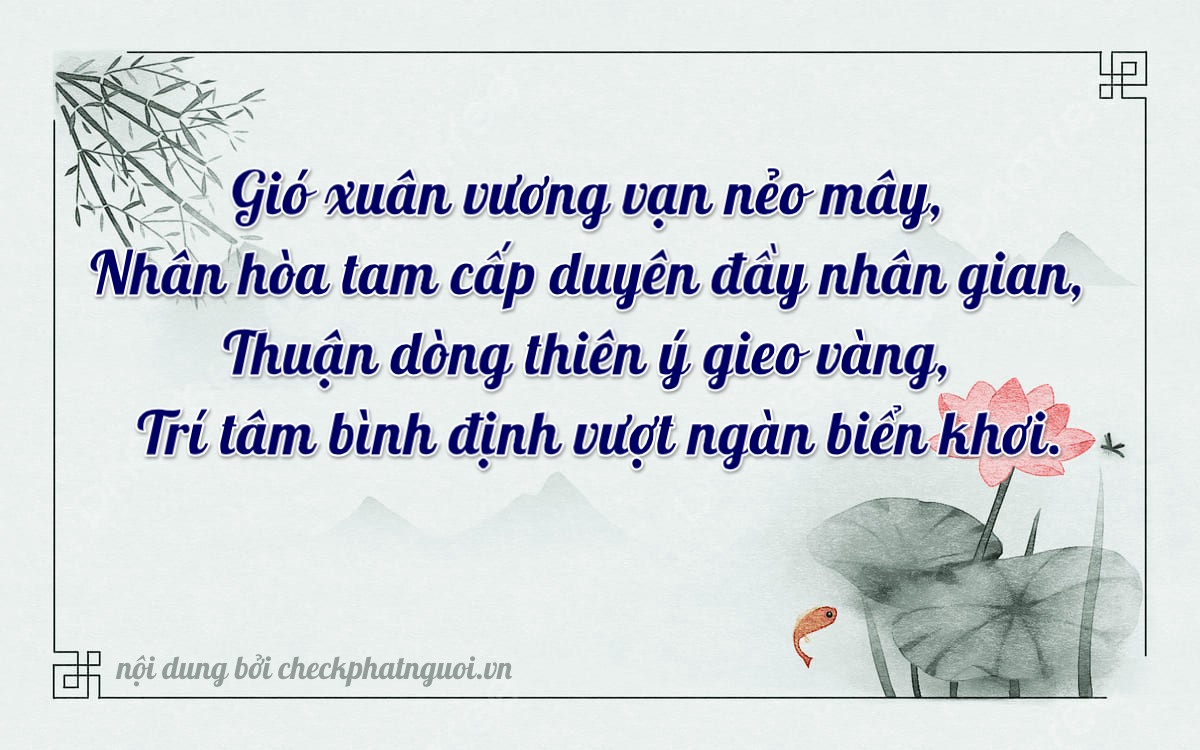 Bài thơ ý nghĩa cho <b>biển số 86A-28492</b> tại website checkphatnguoi.vn