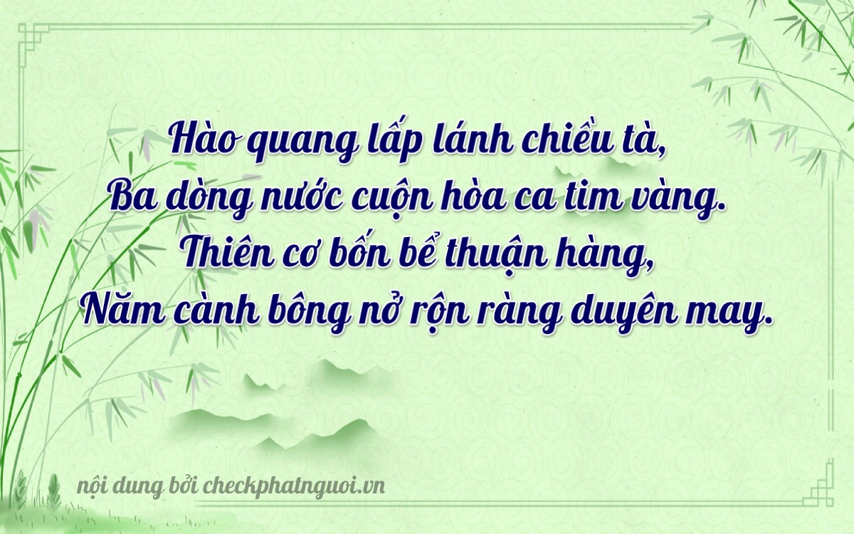 Bài thơ ý nghĩa cho <b>biển số 86A-29345</b> tại website checkphatnguoi.vn