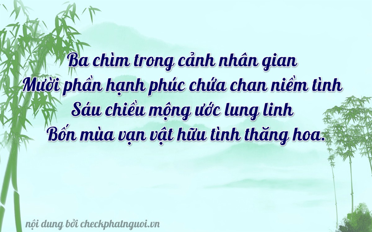 Bài thơ ý nghĩa cho <b>biển số 86A-31064</b> tại website checkphatnguoi.vn