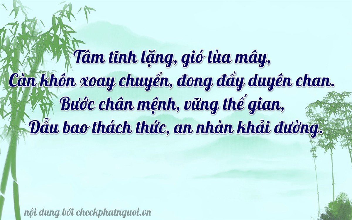 Bài thơ ý nghĩa cho <b>biển số 86A-32207</b> tại website checkphatnguoi.vn