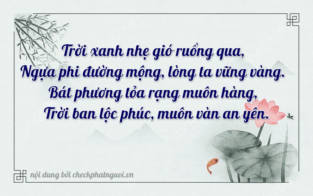 Bài thơ ý nghĩa cho <b>biển số 86A-82818</b> tại website checkphatnguoi.vn
