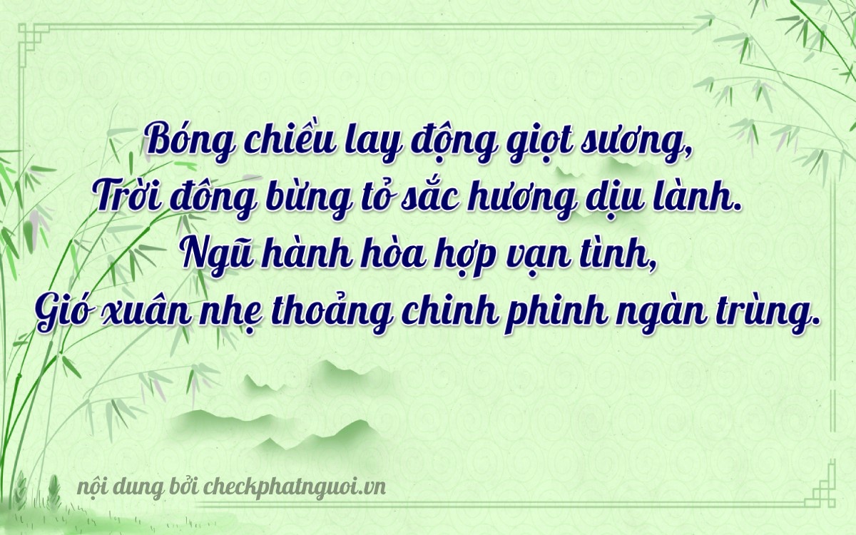 Bài thơ ý nghĩa cho <b>biển số 86AK-01091</b> tại website checkphatnguoi.vn